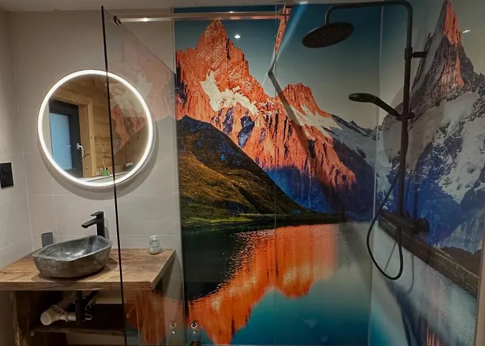 Les 2 Sapins - 10 Personnes - Lits Faits, Serviettes Et Menage Inclus 샬레 *